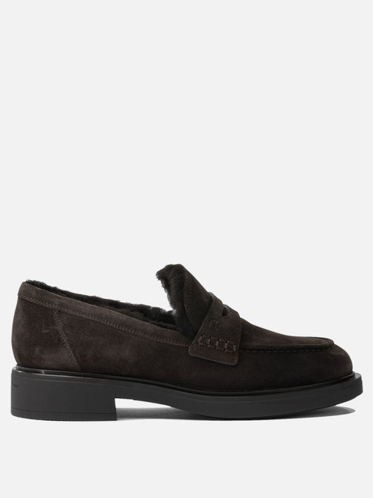 Loafers 100% calf leather - 100% rubber  Brown - Gianvito Rossi Women | PLP | VIETTI Online Store 

