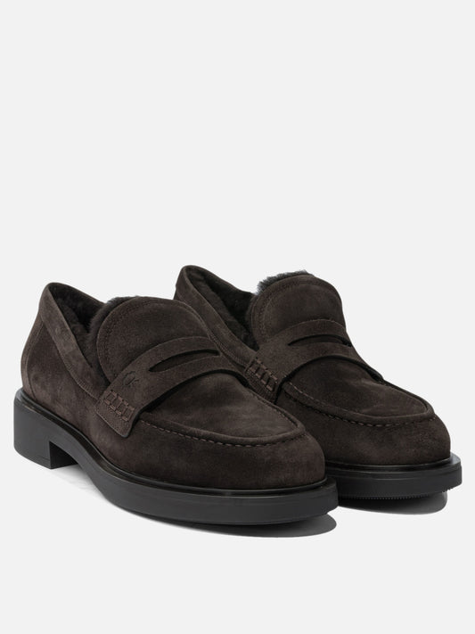 Loafers 100% calf leather - 100% rubber  Brown - Gianvito Rossi Women | PLP | VIETTI Online Store | 2
