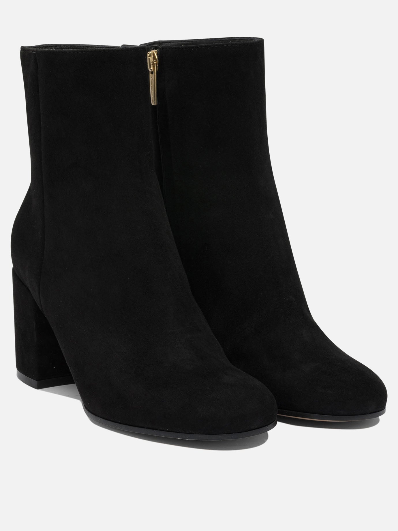 Zipped boots 100% suede - 100% leather  Black - Gianvito Rossi Women | PDP | VIETTI Online Store | Zoom-Modal_2
