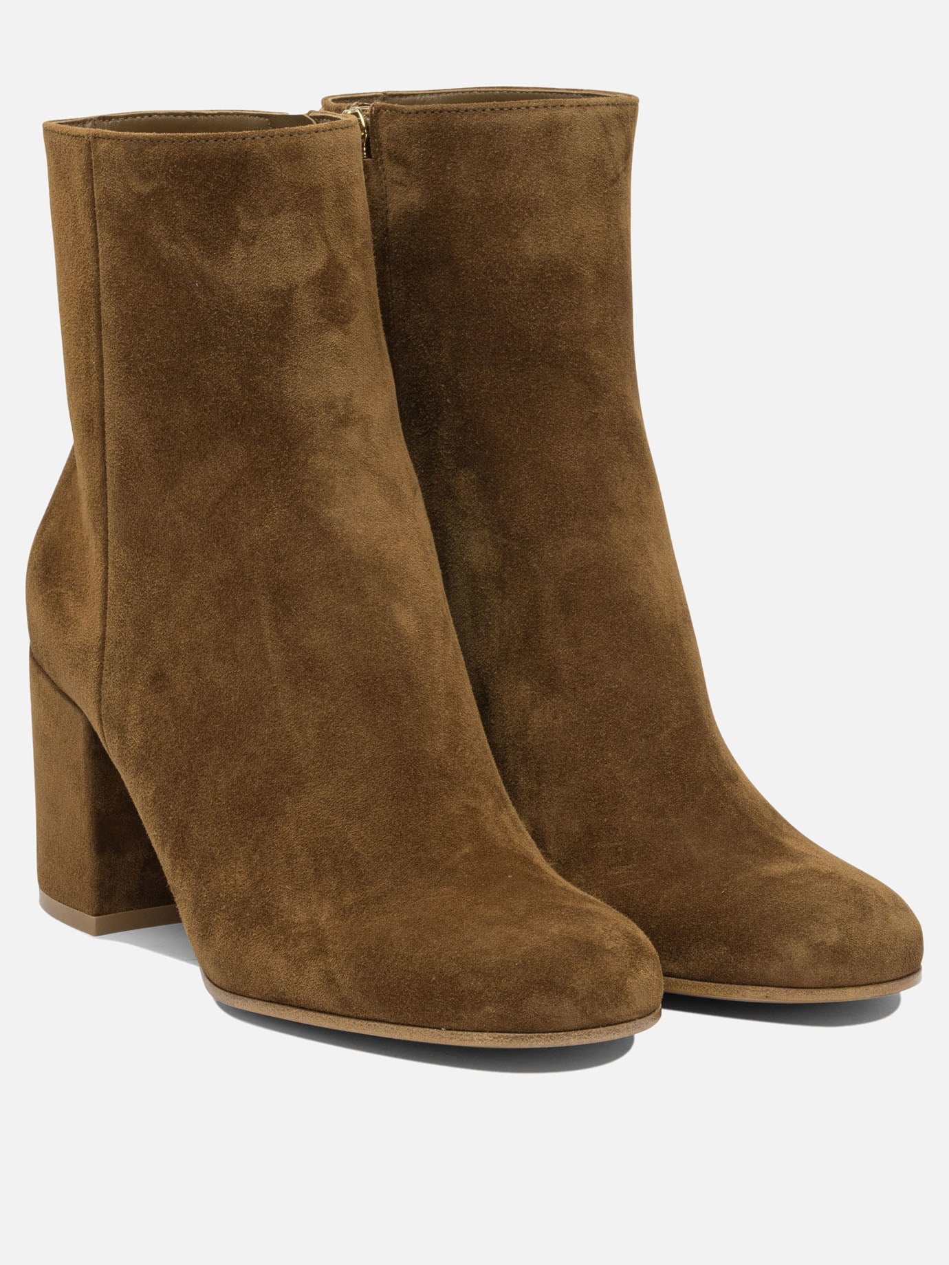 Zipped boots 100% suede - 100% leather  Brown - Gianvito Rossi Women | PDP | VIETTI Online Store | Zoom-Modal_2
