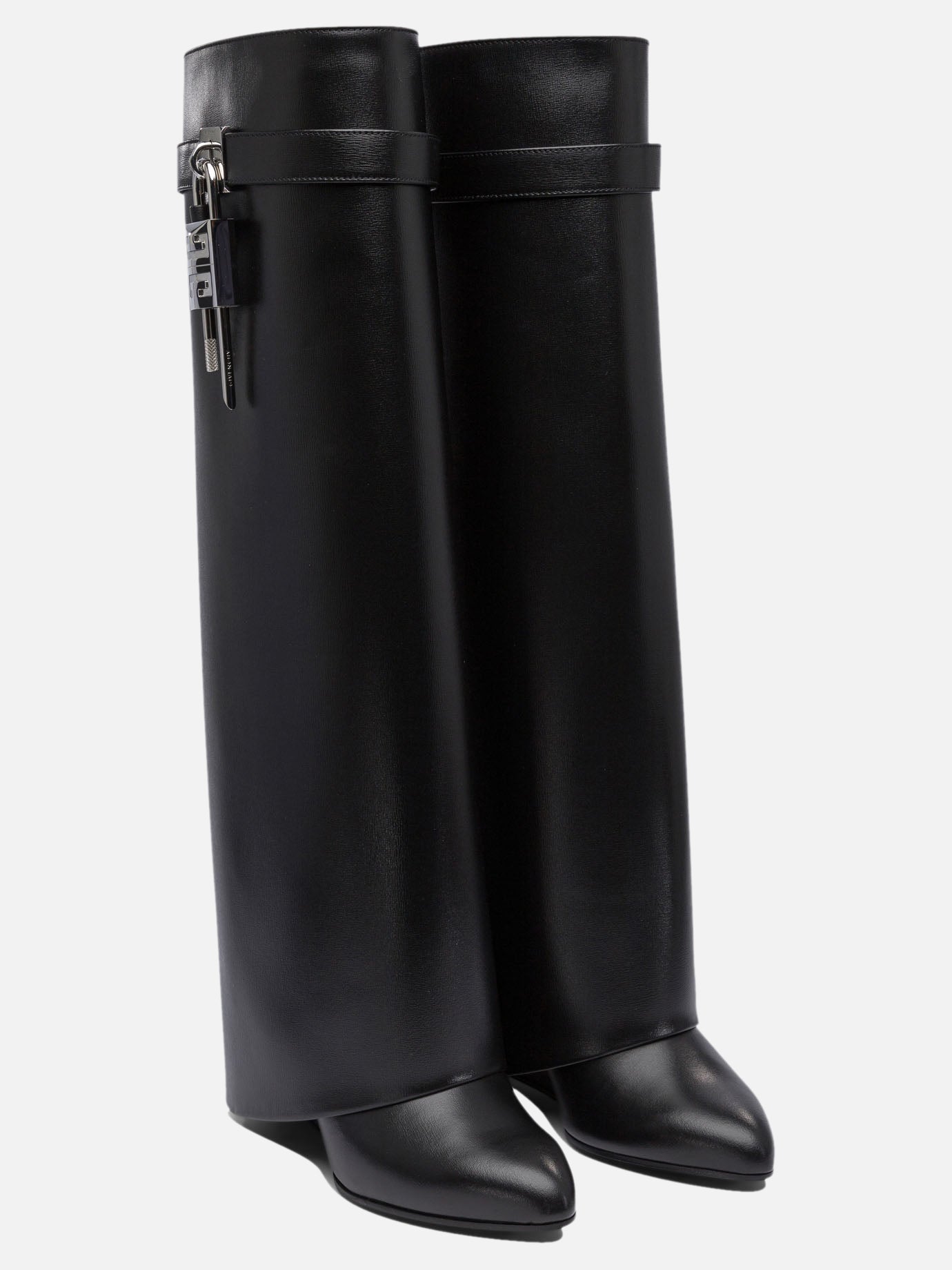 Knee-high 100% leather - 100% leather  Black - Givenchy Women | PDP | VIETTI Online Store | thumbnail_2