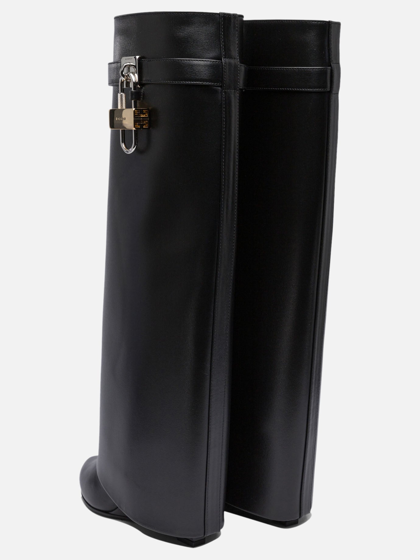 Knee-high 100% leather - 100% leather  Black - Givenchy Women | PDP | VIETTI Online Store | thumbnail_4
