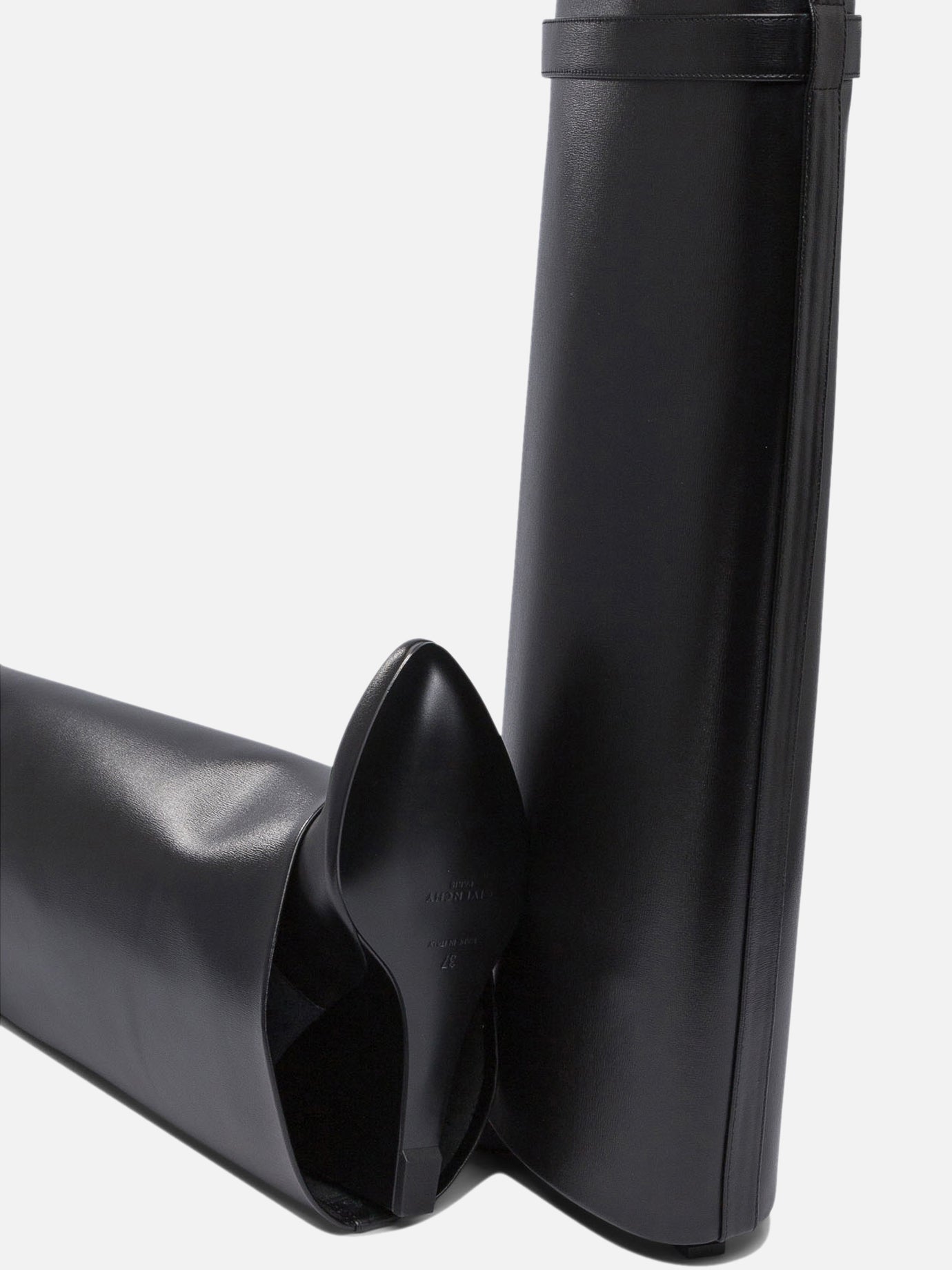 Knee-high 100% leather - 100% leather  Black - Givenchy Women | PDP | VIETTI Online Store | thumbnail_5