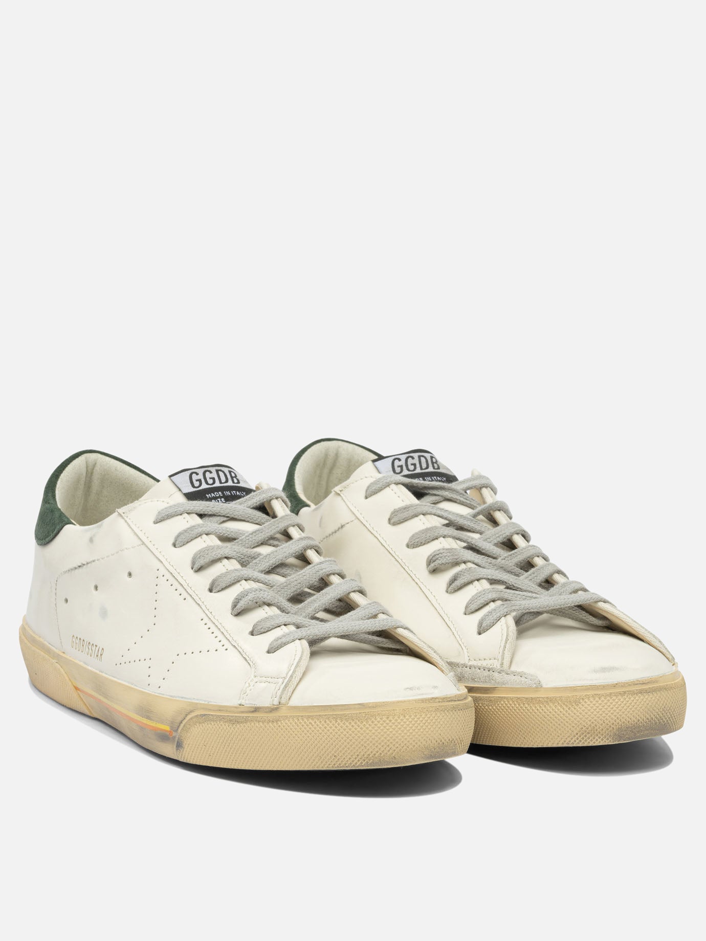Low top sneakers 61% goat leather 39% cow leather - 100% rubber  White - Golden Goose Men | PDP | VIETTI Online Store | thumbnail_2