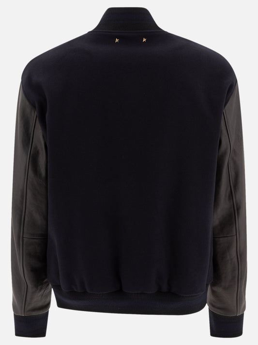 Bomber jackets Solid colour  Blue - Golden Goose Men | PDP | VIETTI Online Store | 2
