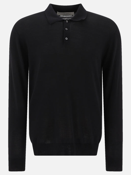Polo shirts with buttons Solid colour  Black - Golden Goose Men | PDP | VIETTI Online Store | 2

