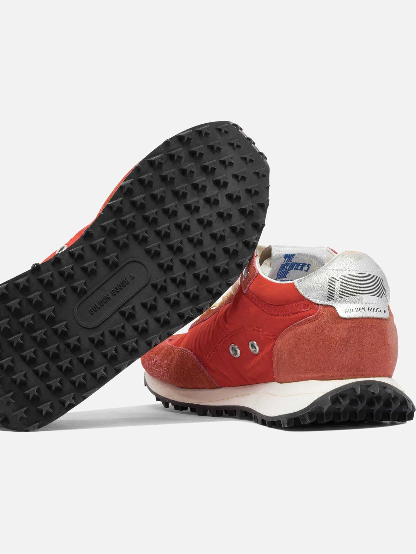 Low top sneakers 47% cow leather 38% polyamide 15% goat leather - 100% rubber  Red - Golden Goose Women | PDP | VIETTI Online Store | Zoom-Modal_5
