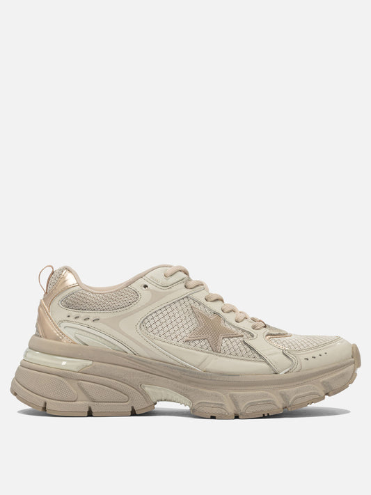 Low top sneakers 49% polyester 30% cow leather 12% polyurethane textile 9% ovine leather - 100% rubber  Grey - Golden Goose Women | PLP | VIETTI Online Store 
