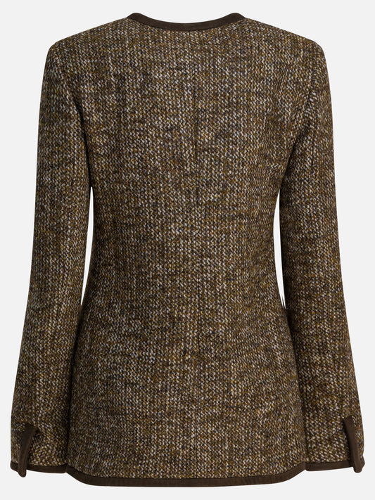 Blazers Tweed  Brown - Golden Goose Women | PDP | VIETTI Online Store | 2
