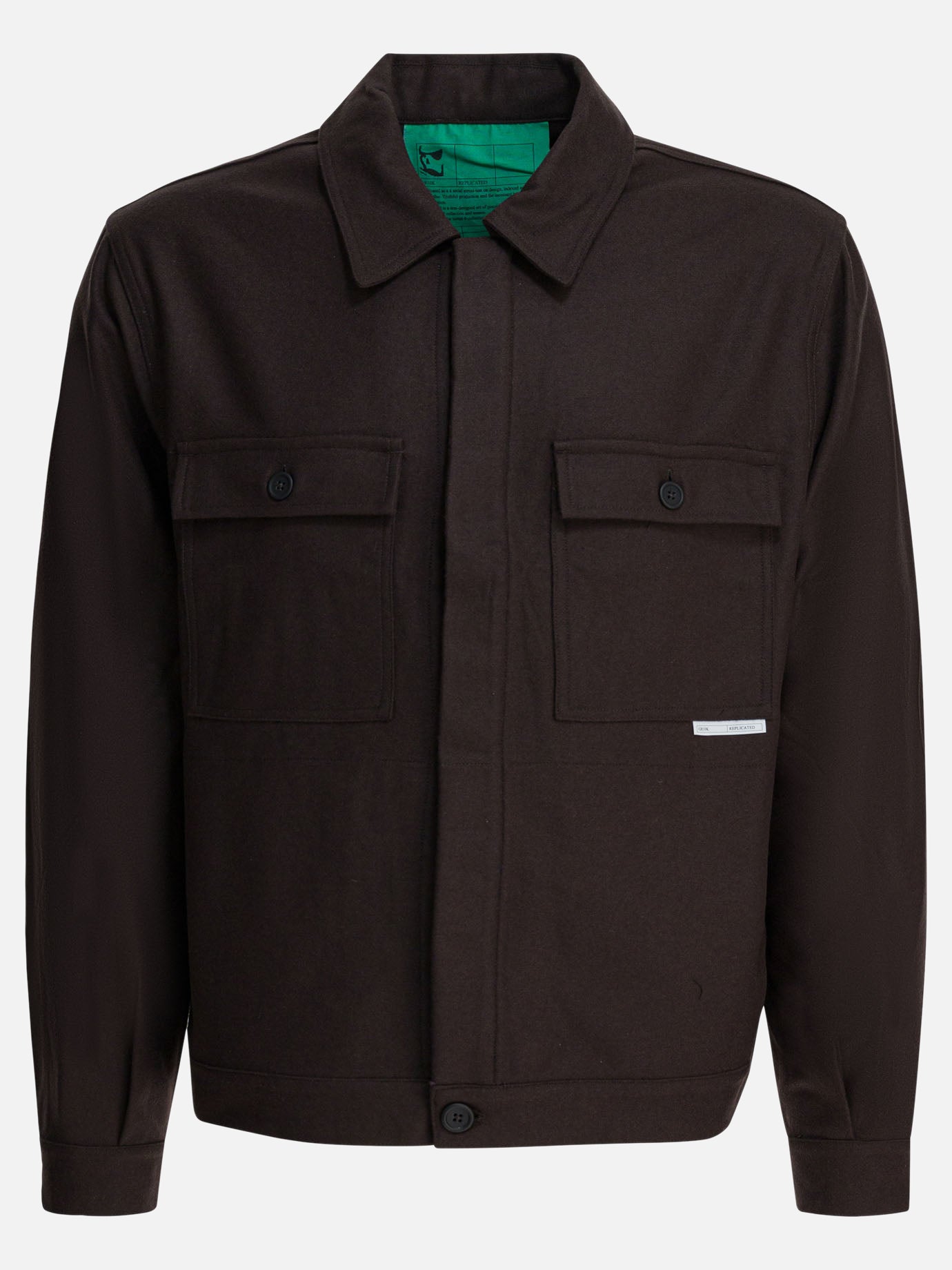 Overshirt jackets Tinta unita  Brown - Gr10K Men | PDP | VIETTI Online Store | thumbnail