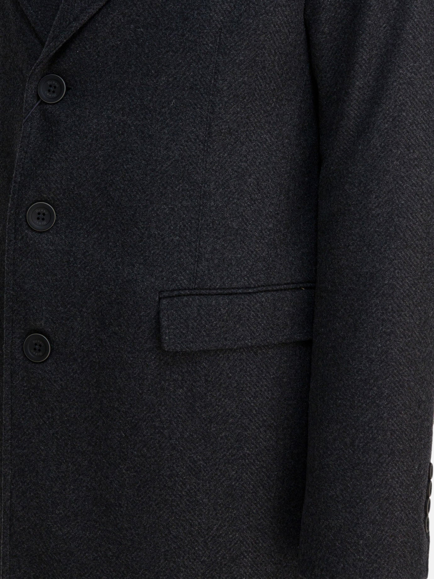 Long coats Herringbone  Grey - Herno Men | PDP | VIETTI Online Store | thumbnail_4