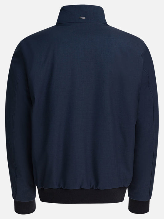 Bomber jackets Solid colour  Blue - Herno Men | PLP | VIETTI Online Store | 2
