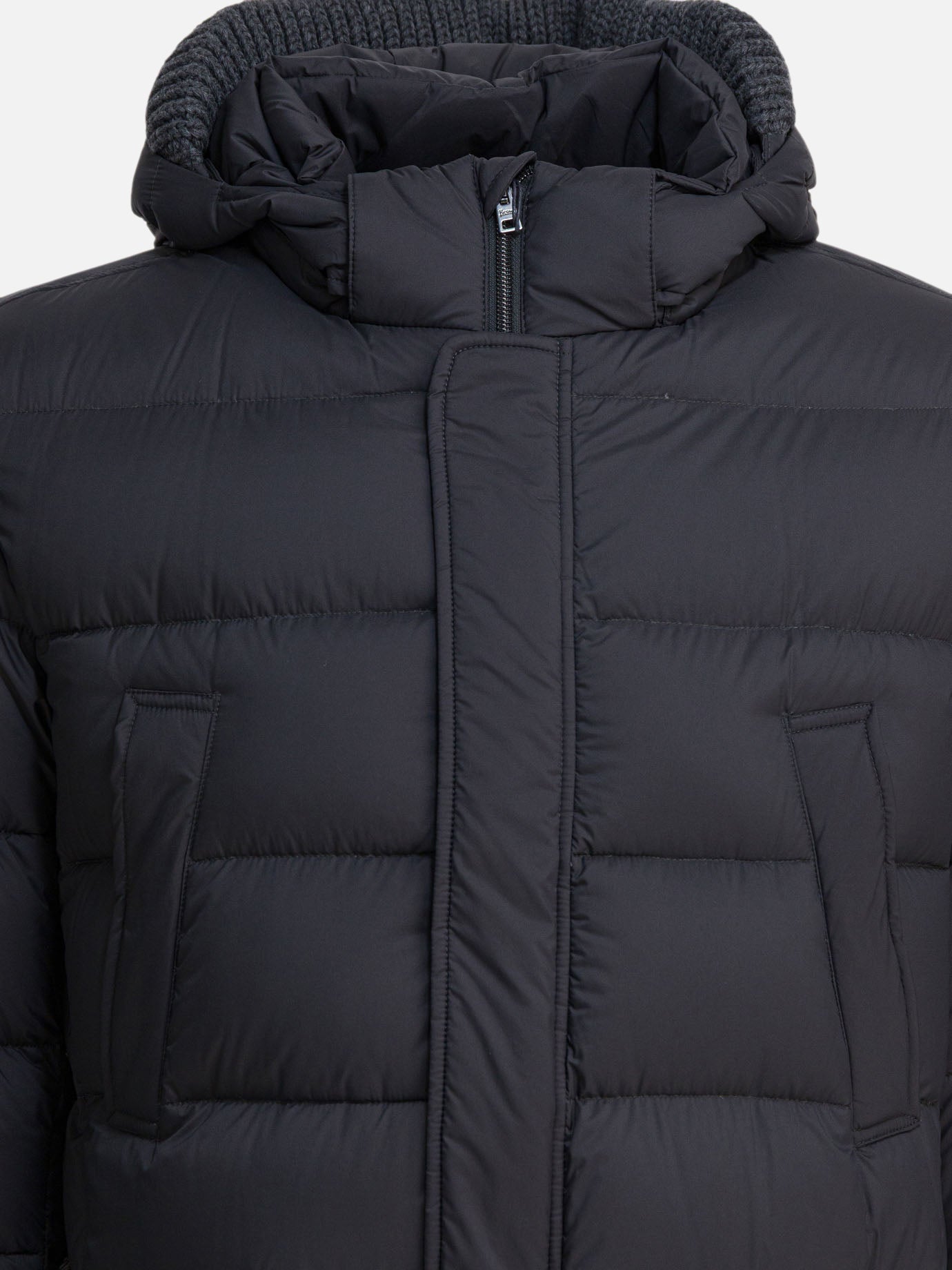 Down jackets Solid colour  Grey - Herno Men | PDP | VIETTI Online Store | Zoom-Modal_3
