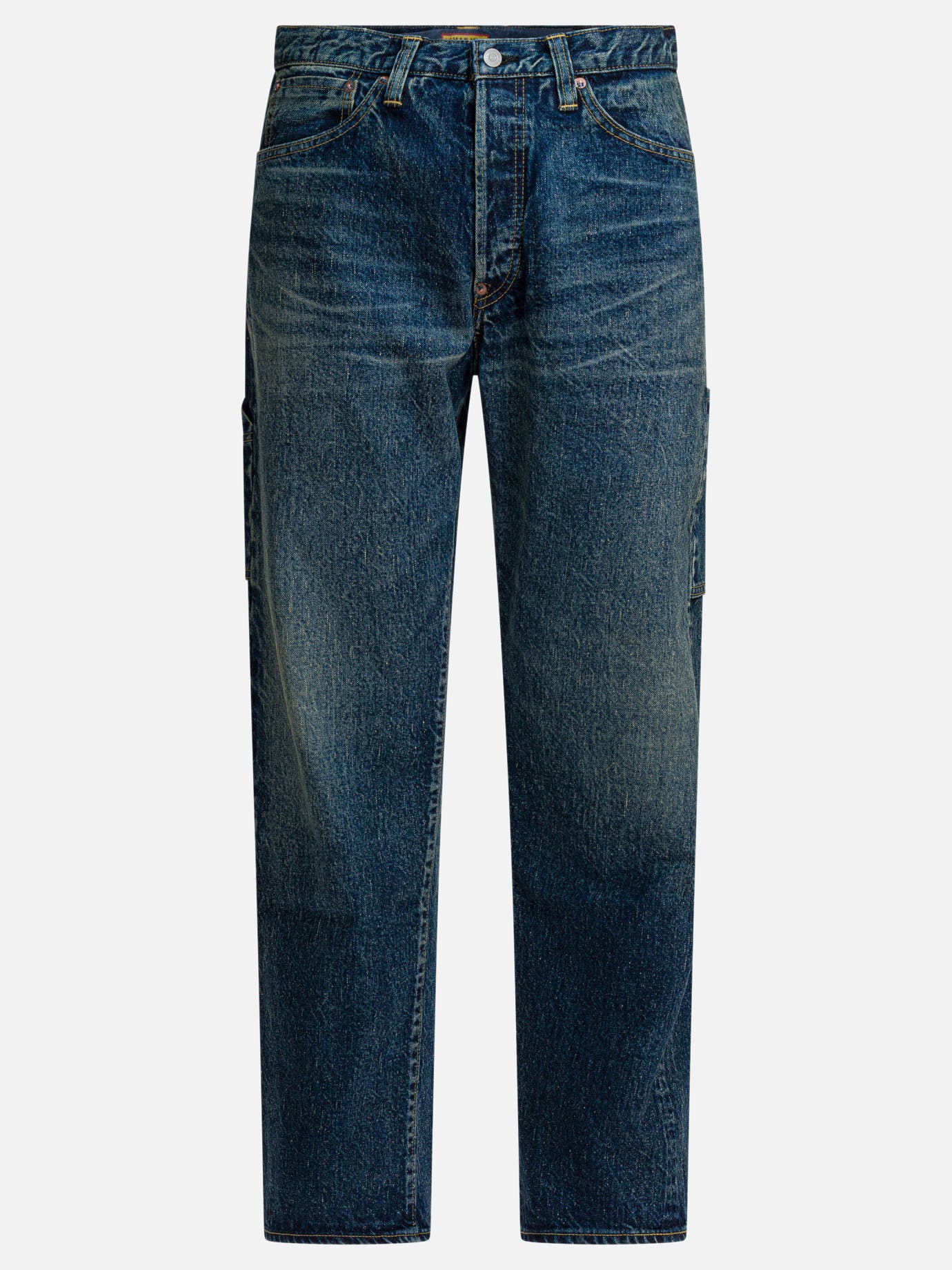 Straight-leg jeans Solid colour  Blue - Human Made Men | PDP | VIETTI Online Store | Zoom-Modal

