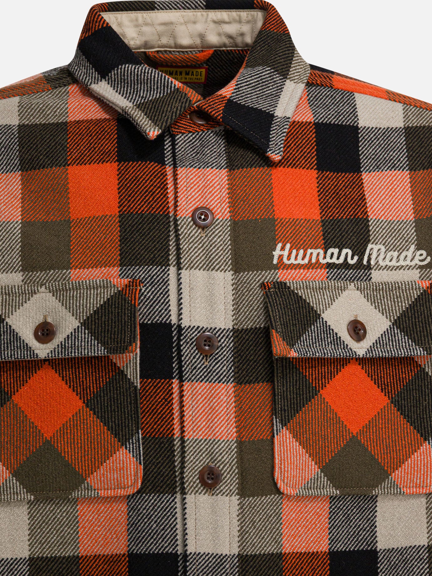Overshirt jackets Check  Orange - Human Made Men | PDP | VIETTI Online Store | Zoom-Modal_3
