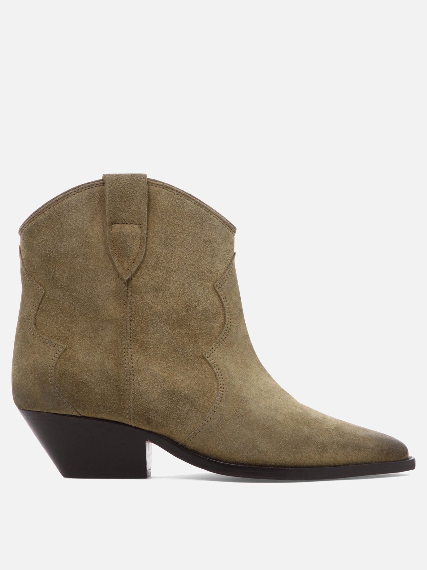 Cowboy 100% calf velvet leather - 100% cow leather  Beige - Isabel Marant Women | PDP | VIETTI Online Store | thumbnail