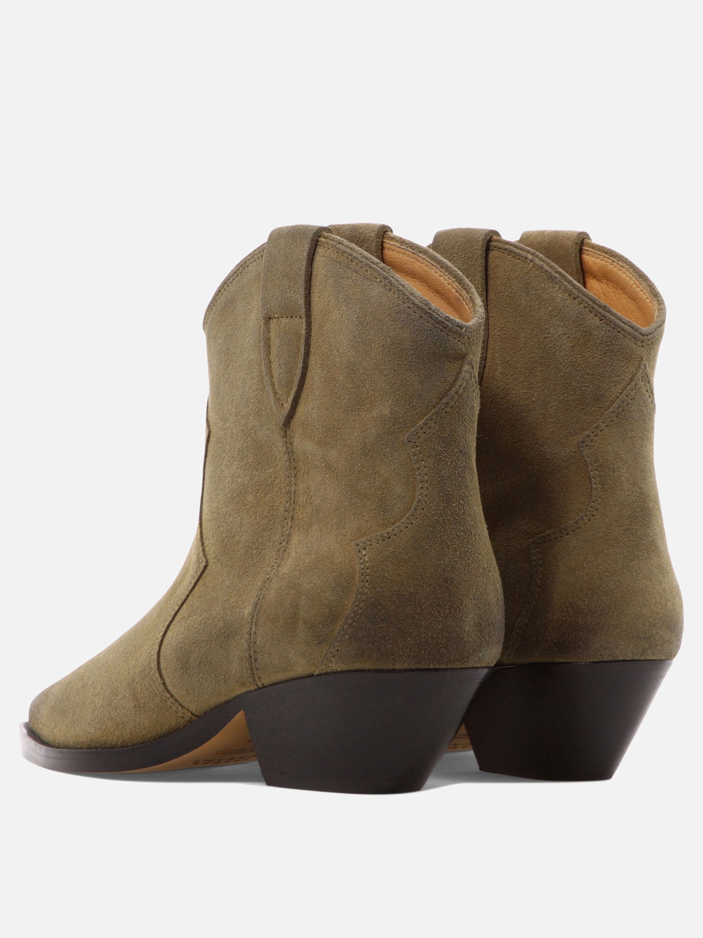 Cowboy 100% calf velvet leather - 100% cow leather  Beige - Isabel Marant Women | PDP | VIETTI Online Store | thumbnail_4