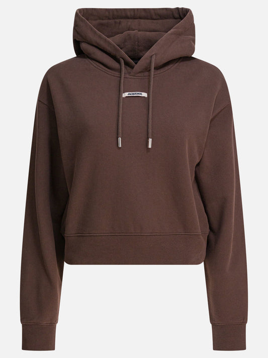 Hoodies Logo  Brown - Jacquemus Women | PLP | VIETTI Online Store 
