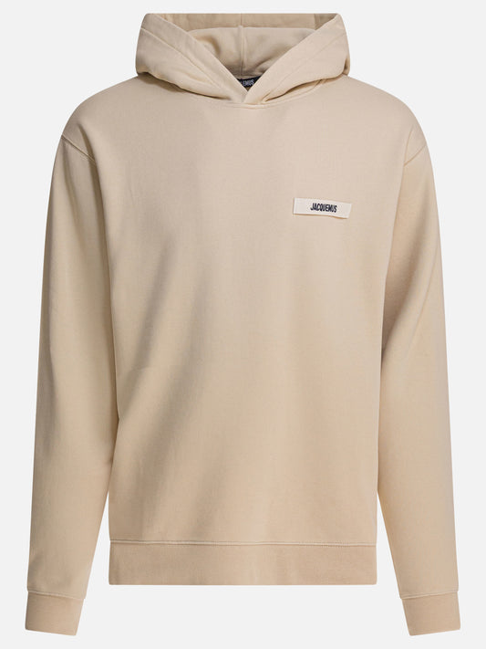Hoodies Logo  Beige - Jacquemus Men | PLP | VIETTI Online Store 
