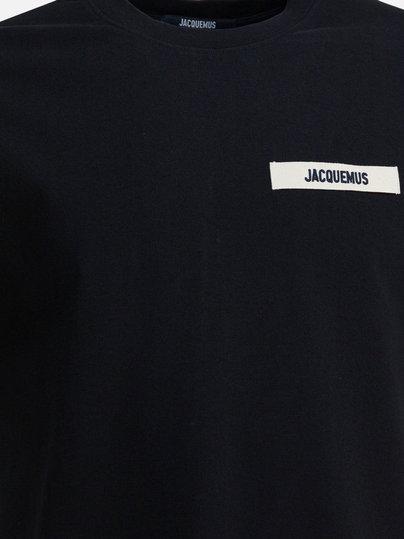 Crewneck t-shirts Logo  Black - Jacquemus Men | PDP | VIETTI Online Store | Zoom-Modal_3
