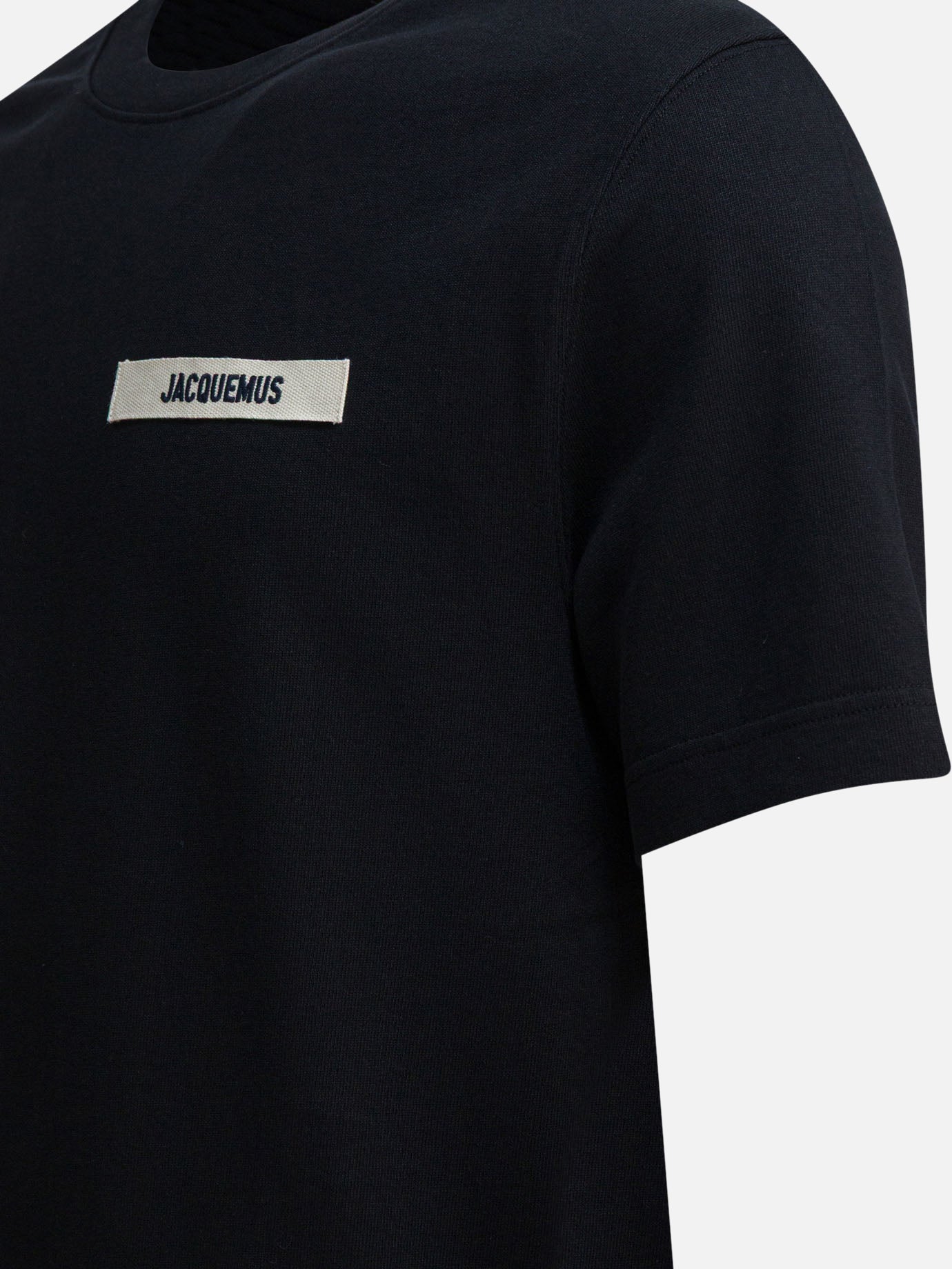 Crewneck t-shirts Logo  Black - Jacquemus Men | PDP | VIETTI Online Store | thumbnail_4