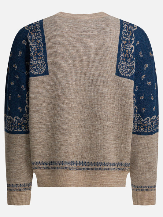 Crewneck sweaters Paisley  Blue - KAPITAL Men | VIETTI Online Store | 2
