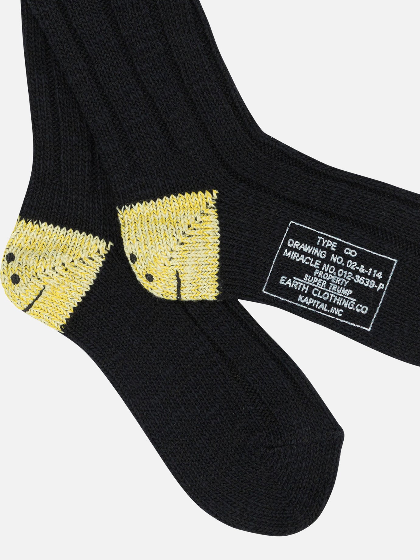 Classic socks Solid colour  Black - KAPITAL Men | PDP | VIETTI Online Store | thumbnail_2