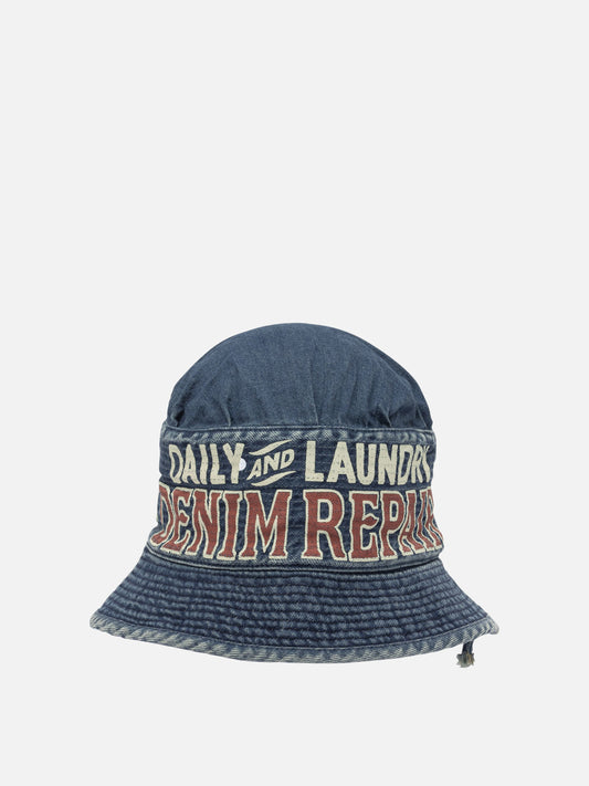 Bucket hats 100% cotton  Blue - KAPITAL Men | PLP | VIETTI Online Store 
