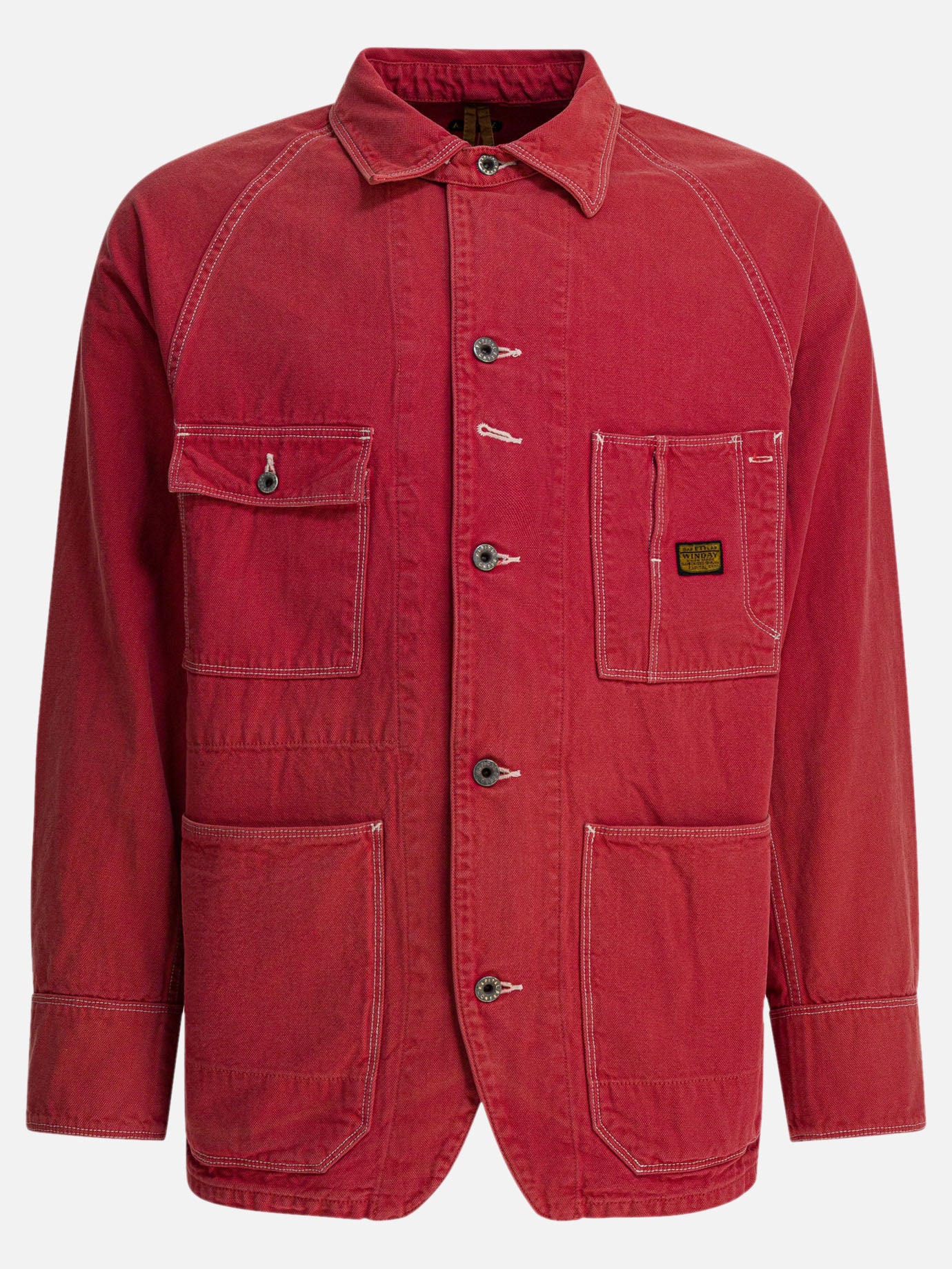 Overshirt jackets Solid colour  Red - KAPITAL Men | PDP | VIETTI Online Store | thumbnail
