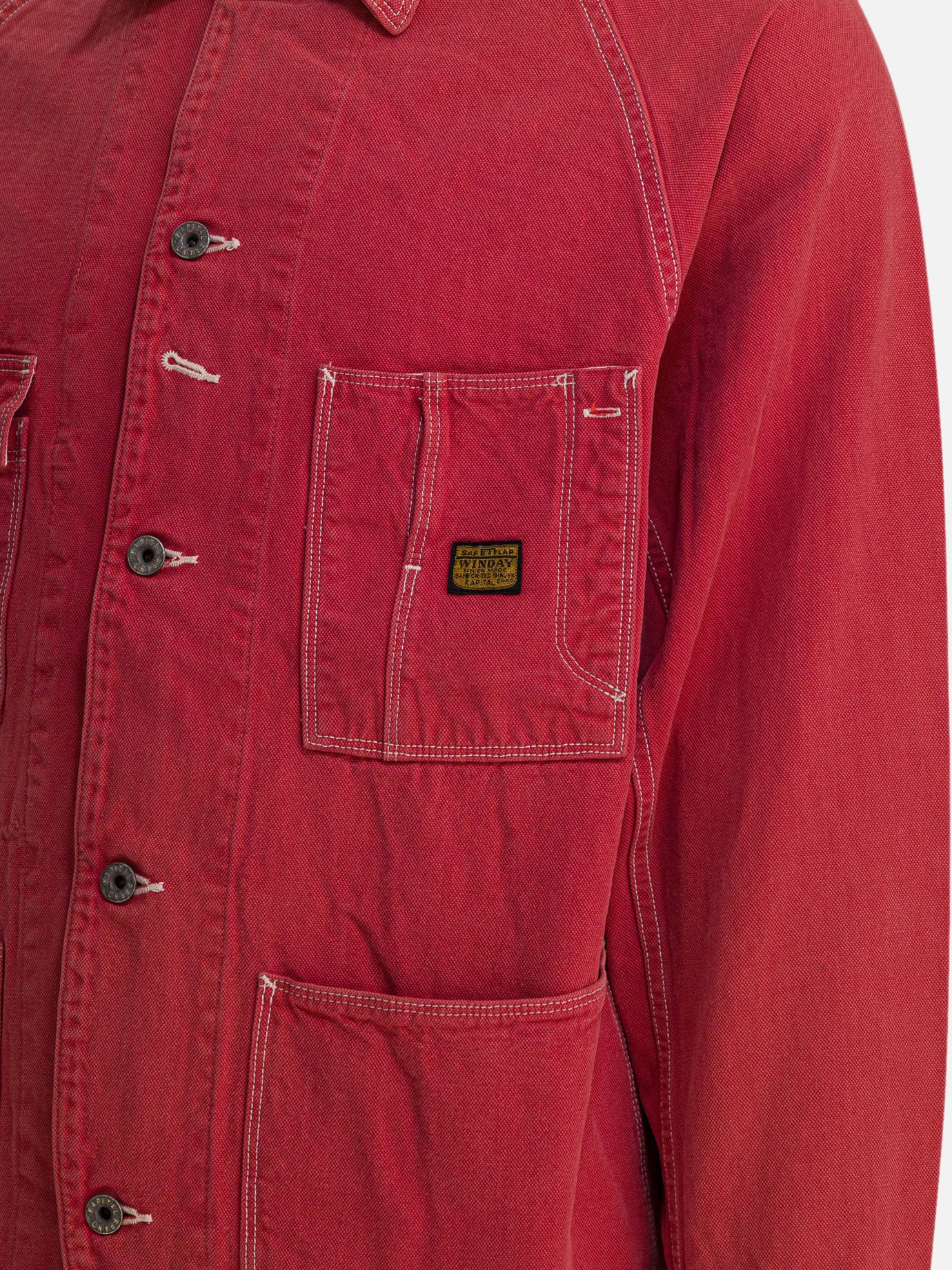 Overshirt jackets Solid colour  Red - KAPITAL Men | PDP | VIETTI Online Store | thumbnail_4