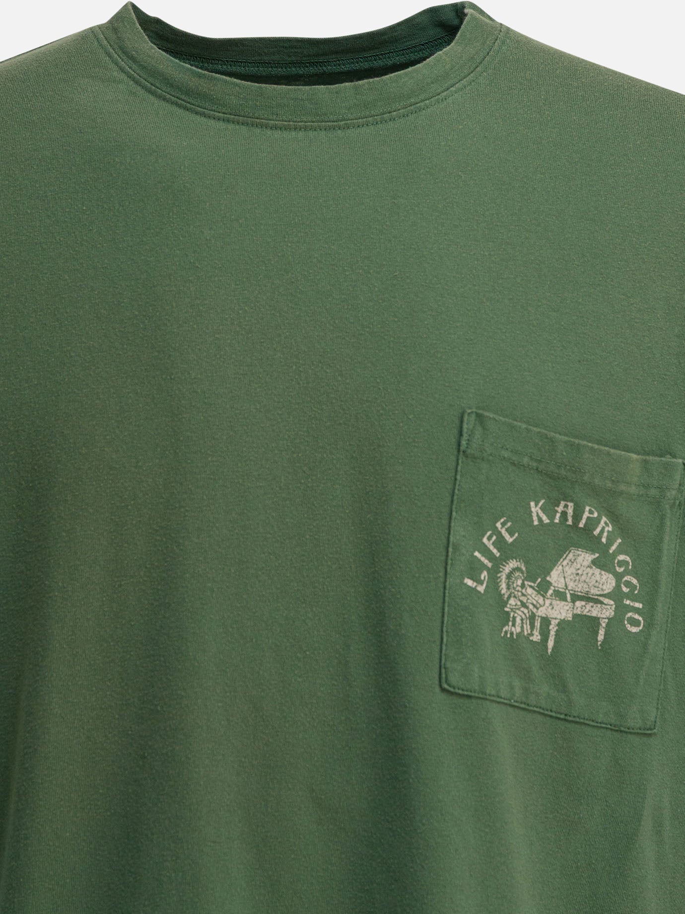 Crewneck t-shirts Print  Green - KAPITAL Men | PDP | VIETTI Online Store | thumbnail_3