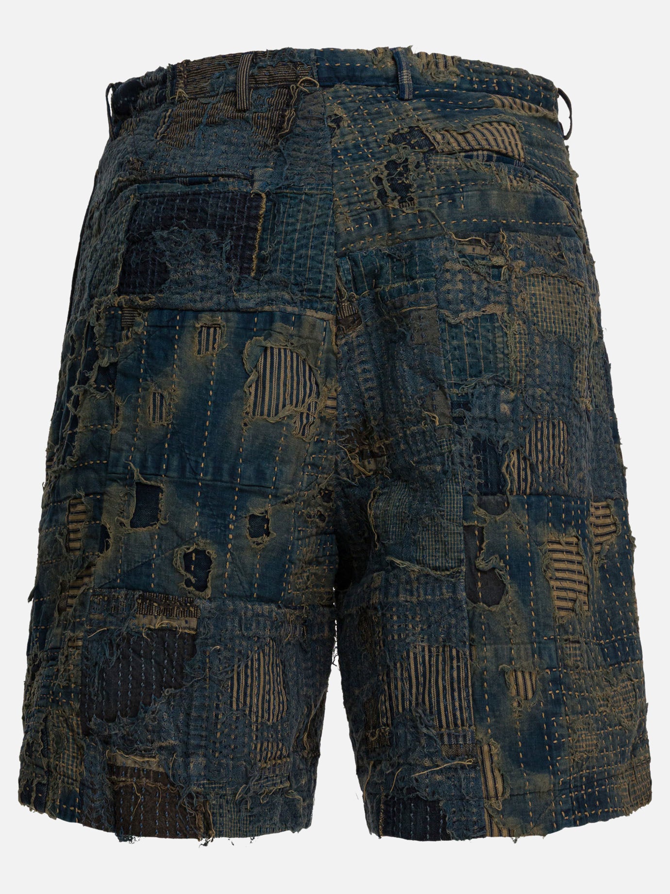Five pockets shorts Patchwork  Blue - KAPITAL Men | PDP | VIETTI Online Store | Zoom-Modal_2
