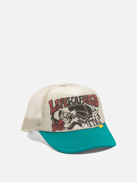 Trucker caps 100% polyester  White - KAPITAL Men | PLP | VIETTI Online Store | 2
