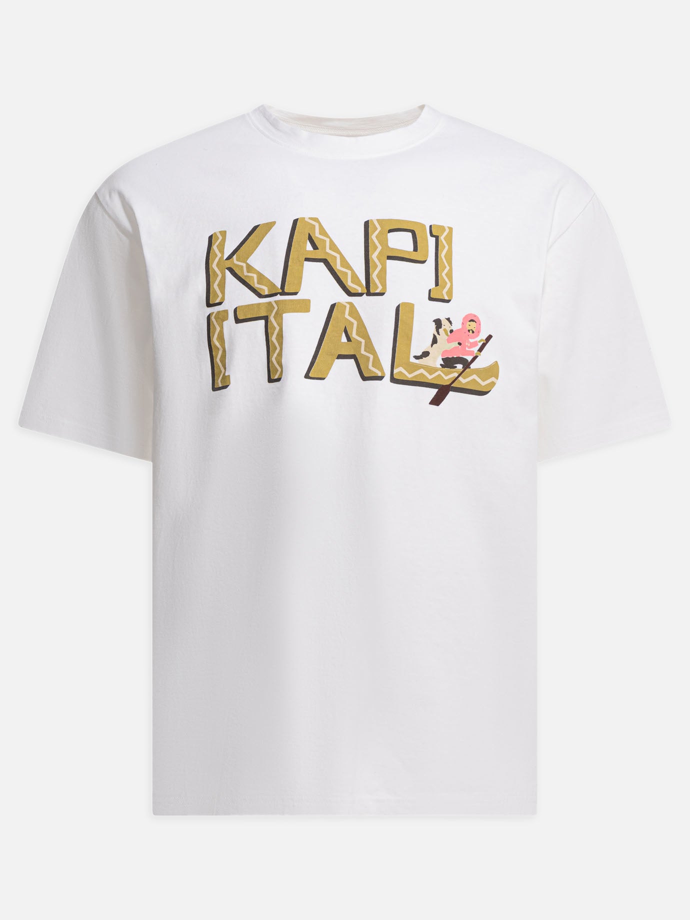 Crewneck t-shirts Graphics  White - KAPITAL Men | PDP | VIETTI Online Store | Zoom-Modal
