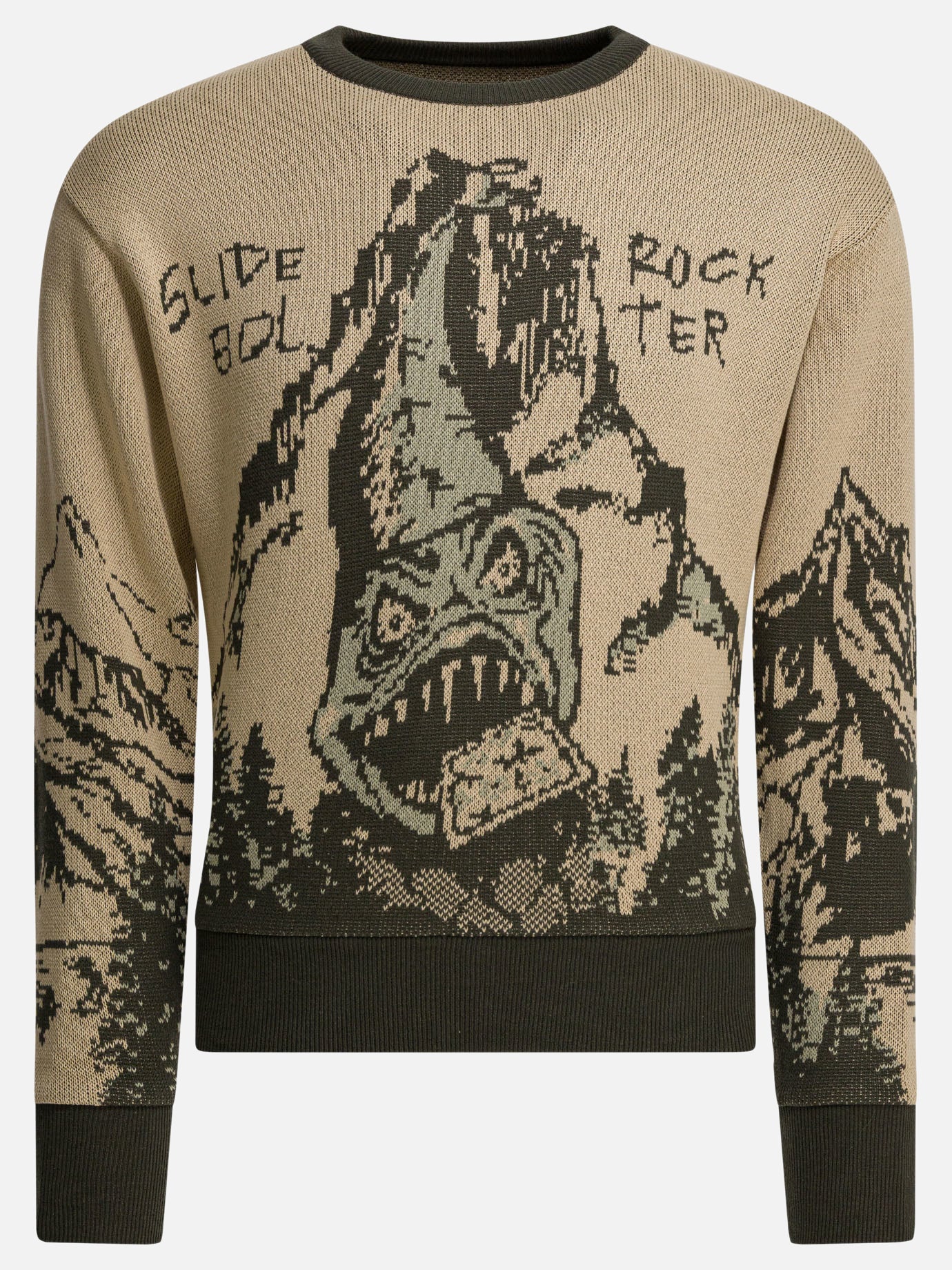 Crewneck sweaters Graphics  Beige - KAPITAL Men | PDP | VIETTI Online Store | thumbnail