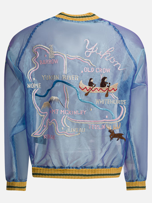 Bomber jackets Embroidered  Light blue - KAPITAL Men | PLP | VIETTI Online Store | 2
