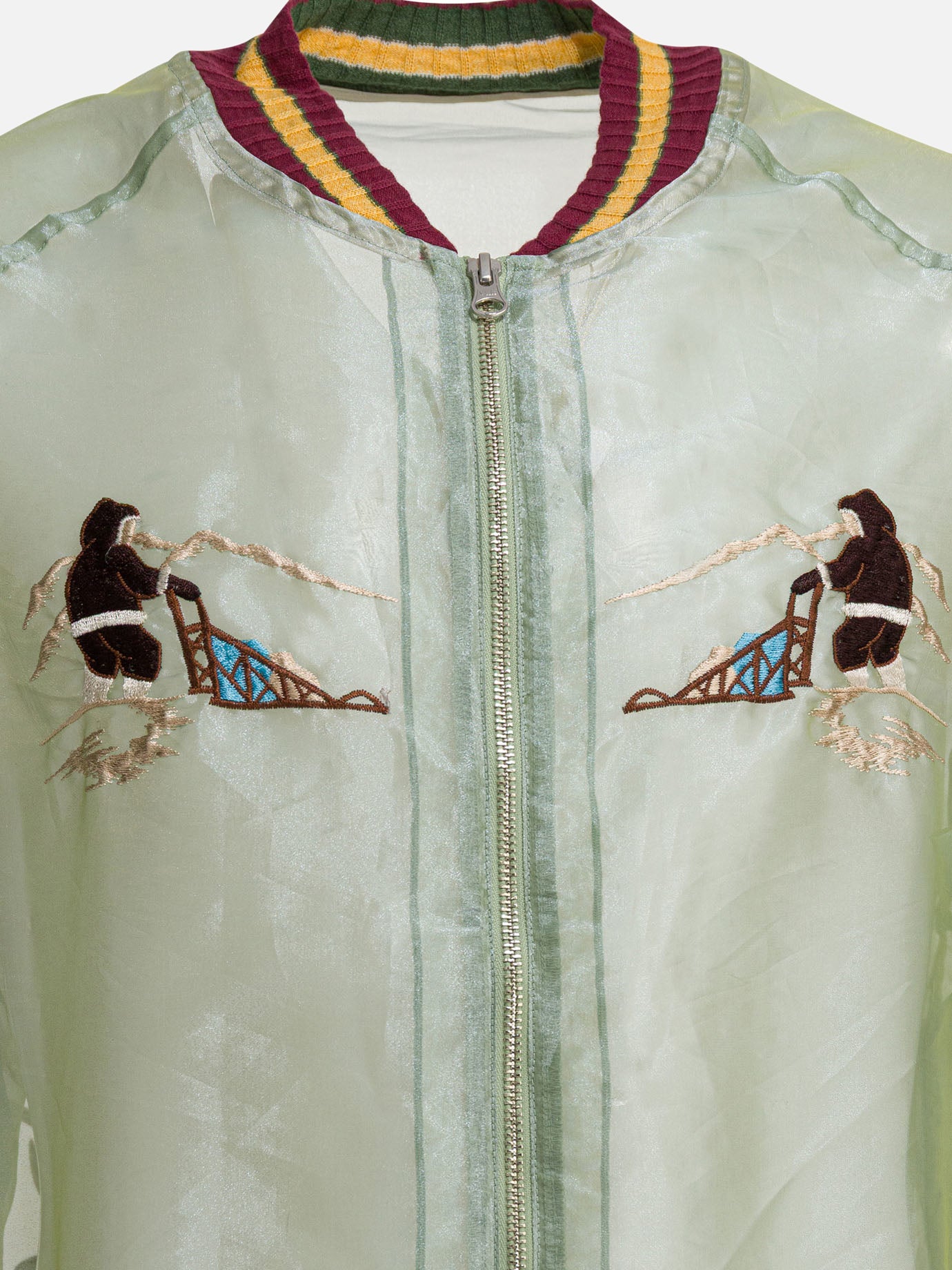 Bomber jackets Embroidered  Green - KAPITAL Men | PDP | VIETTI Online Store | Zoom-Modal_3
