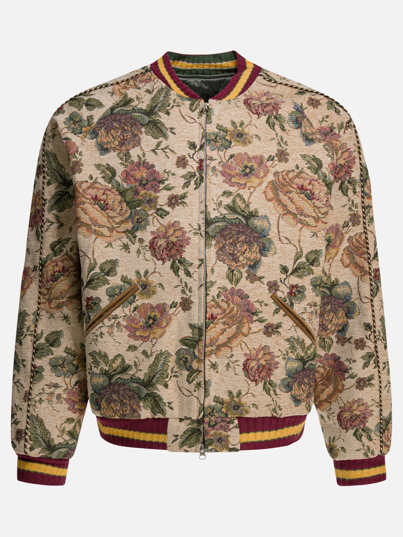 Bomber jackets Floral  Beige - KAPITAL Men | PDP | VIETTI Online Store | thumbnail