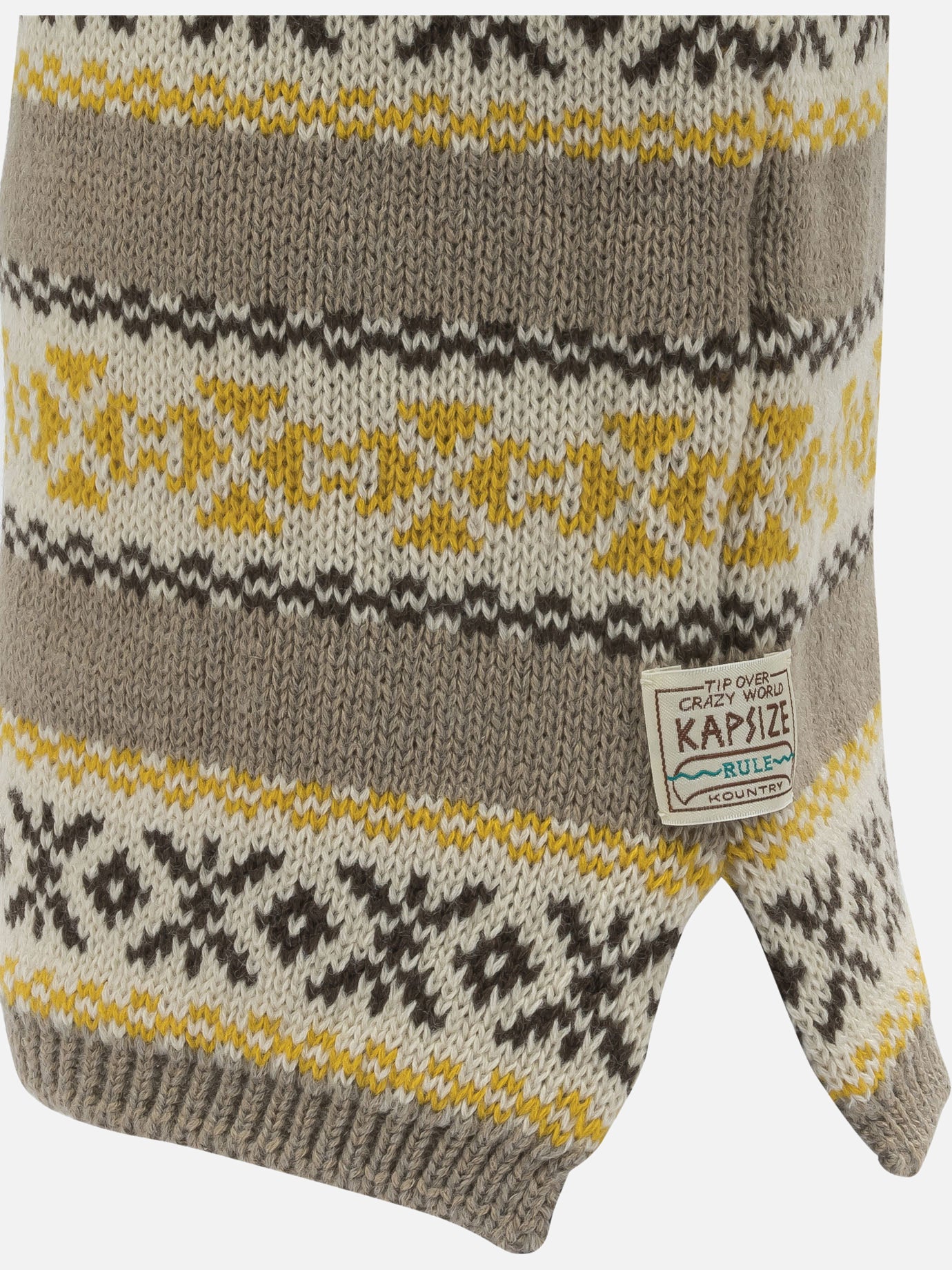 Balaclava 100% wool  Beige - KAPITAL Men | PDP | VIETTI Online Store | Zoom-Modal_4

