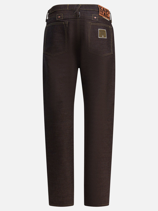 Straight-leg jeans Denim  Brown - KAPITAL Men | PLP | VIETTI Online Store | 2
