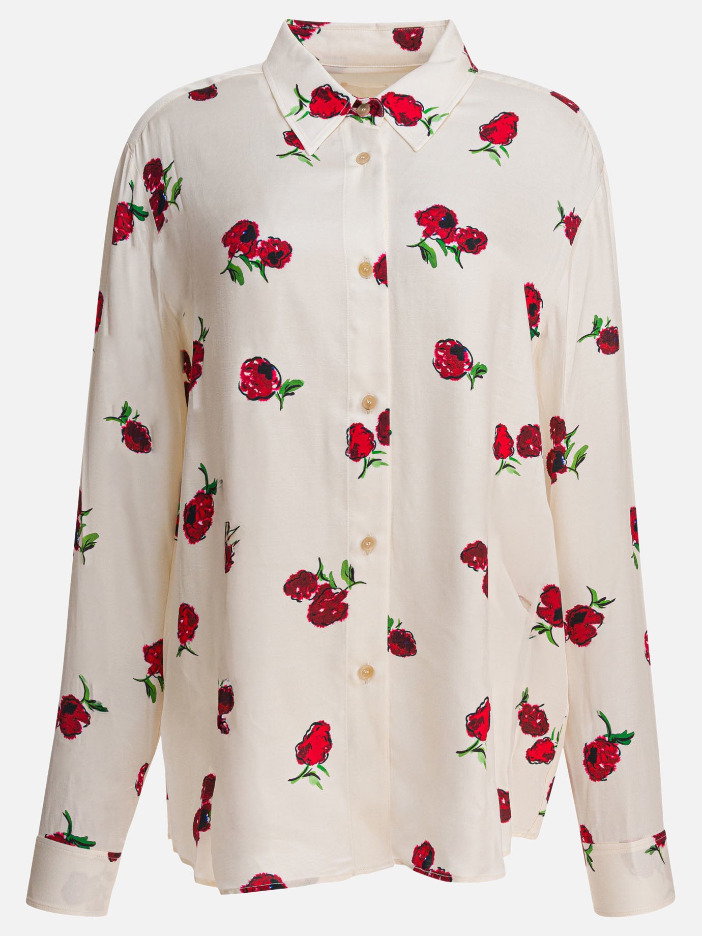 Casual shirts Print  Beige - Khaite Women | PDP | VIETTI Online Store | thumbnail