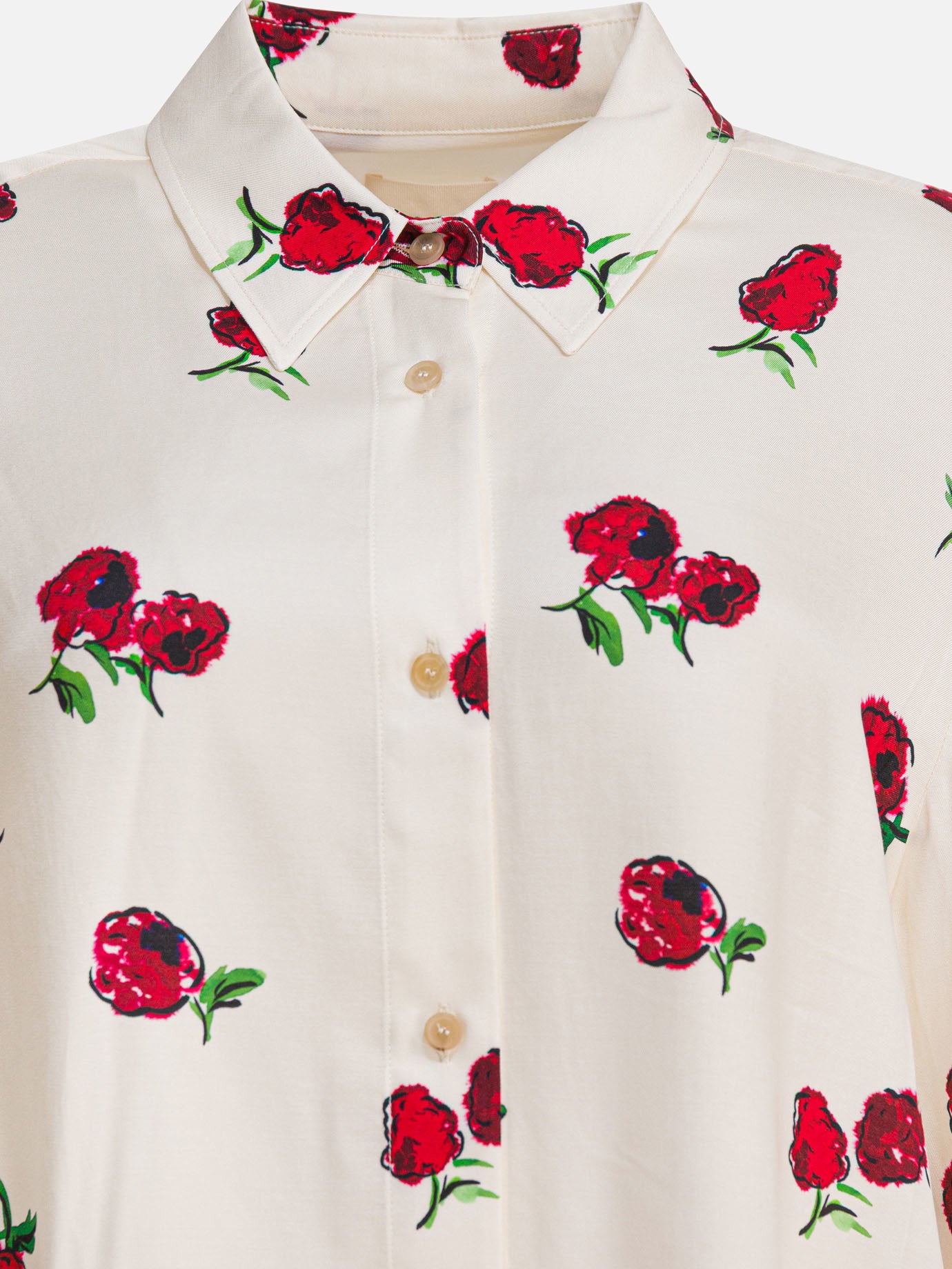 Casual shirts Print  Beige - Khaite Women | PDP | VIETTI Online Store | thumbnail_3