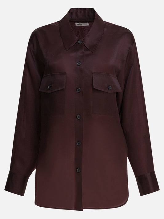 Casual shirts Solid colour  Bordeaux - Khaite Women | PLP | VIETTI Online Store 
