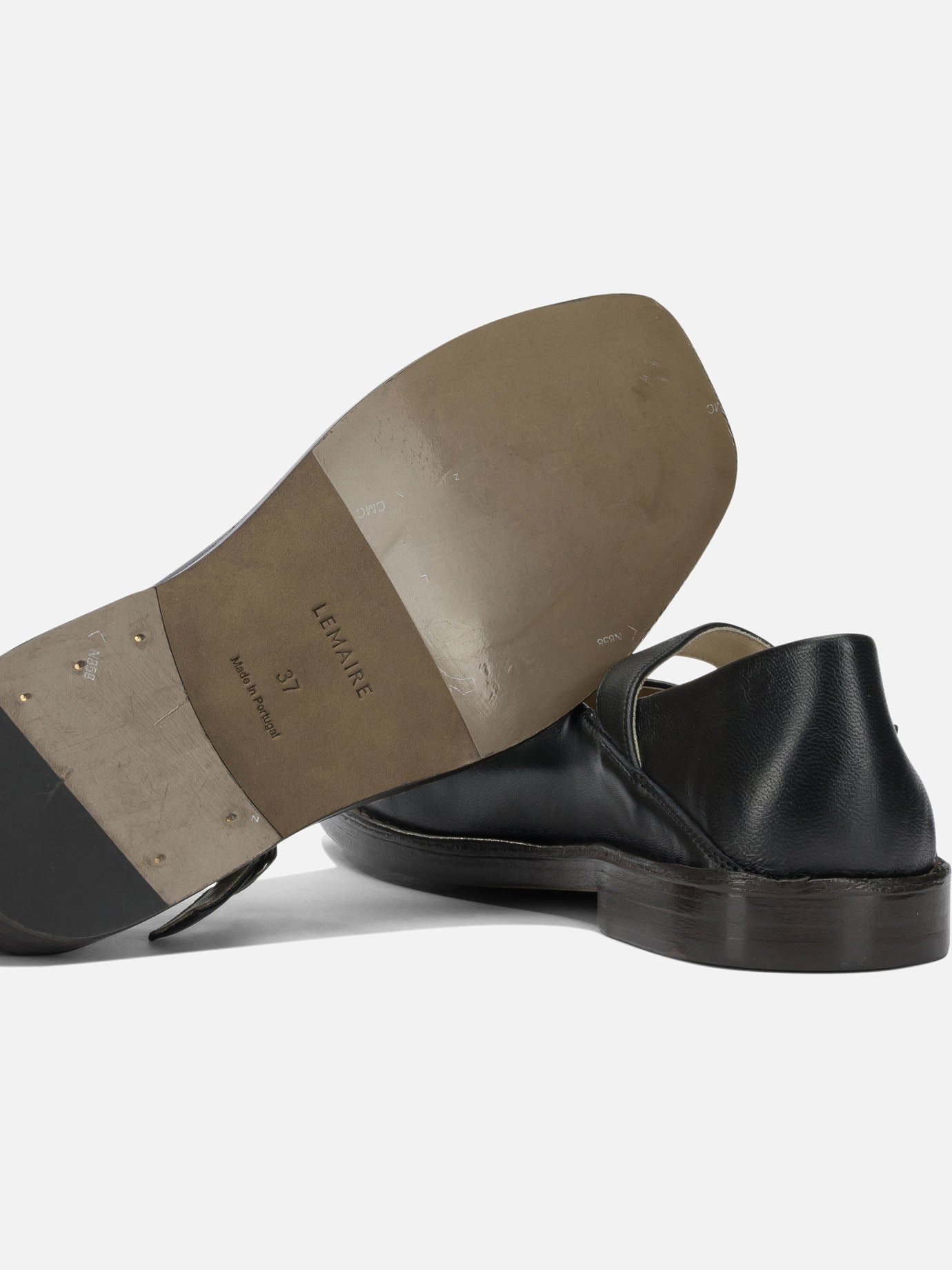 Mary Jane ballet flats 100% calf leather  Black - Lemaire Women | PDP | VIETTI Online Store | Zoom-Modal_5
