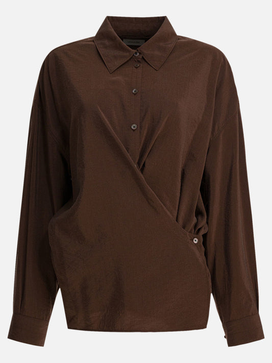 Casual shirts Solid colour  Brown - Lemaire Women | PLP | VIETTI Online Store 
