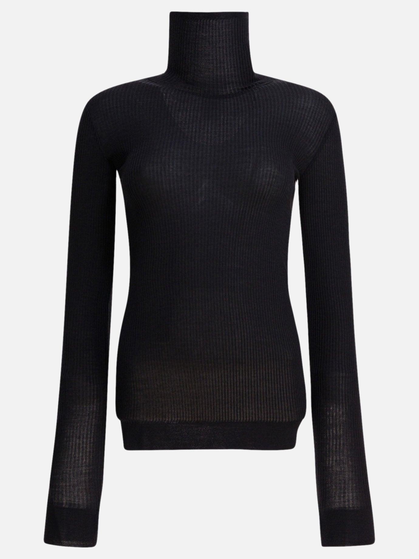 Turtleneck sweaters Solid colour  Black - Lemaire Women | PDP | VIETTI Online Store | Zoom-Modal

