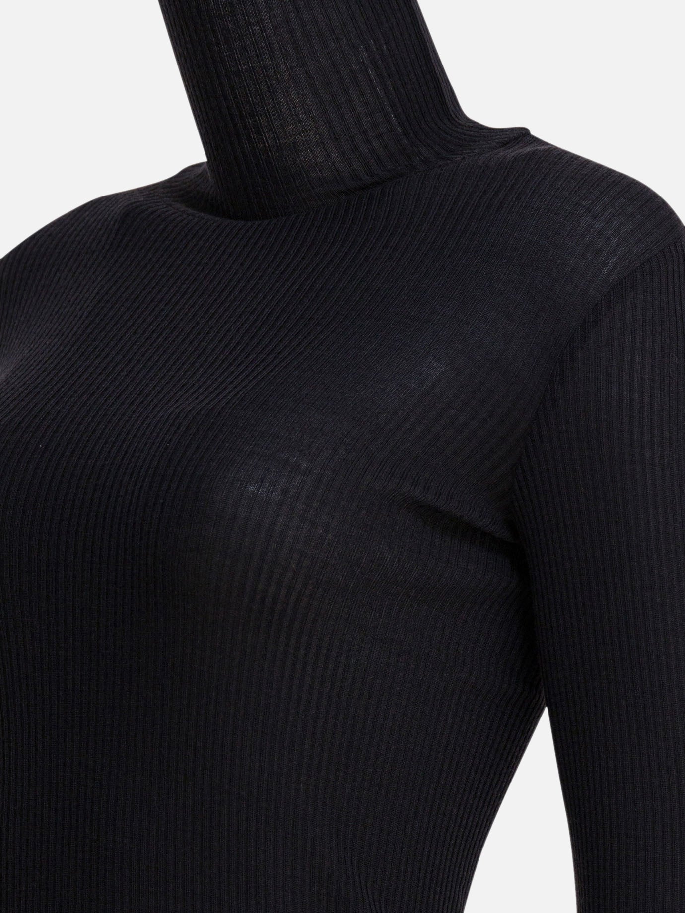 Turtleneck sweaters Solid colour  Black - Lemaire Women | PDP | VIETTI Online Store | Zoom-Modal_4
