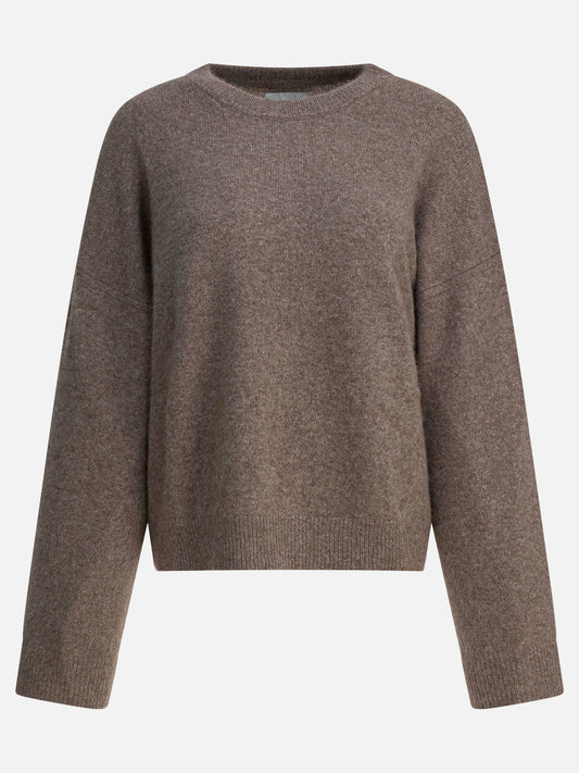 Crewneck sweaters Solid colour  Brown - LouLou De Saison Women | PDP | VIETTI Online Store 

