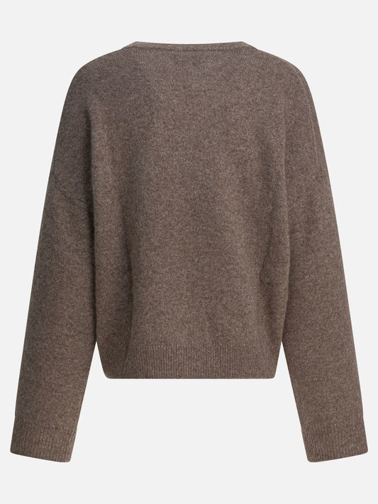 Crewneck sweaters Solid colour  Brown - LouLou De Saison Women | PDP | VIETTI Online Store | 2
