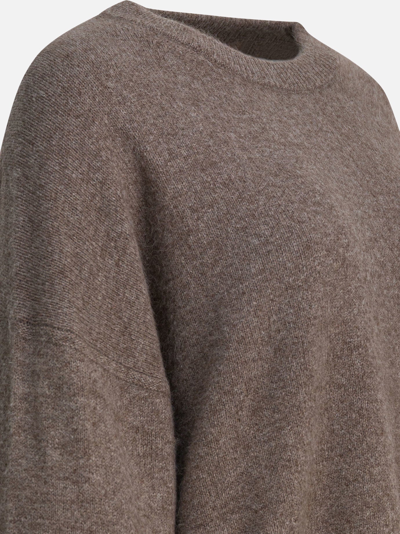 Crewneck sweaters Solid colour  Brown - LouLou De Saison Women | PDP | VIETTI Online Store | Zoom-Modal_4
